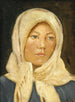 Nuori tyttö Skagenilta turbaanin kanssa - Michael Ancher — näkymä teoksesta