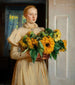 Fille aux tournesols 1893 - Michael Ancher — näkymä teoksesta