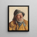 Portrait d'un pêcheur - Michael Ancher — kehystetty taideteos seinällä