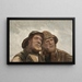 Kaksi kalastajan tutkimus - Michael Ancher — kehystetty taideteos seinällä