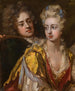 Portrait d'une Dame et d'un Gentilhomme - Michael Dahl — näkymä teoksesta