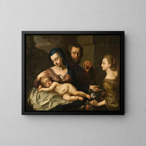 La Sainte Famille - Michael Dahl — kehystetty taideteos seinällä