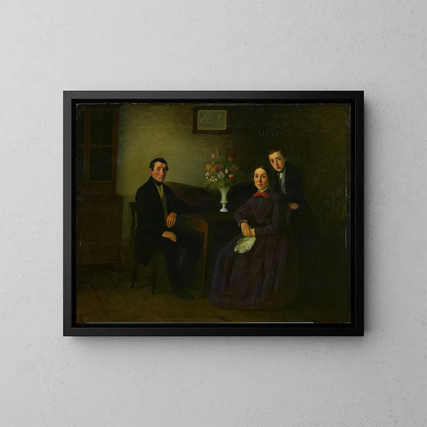 La famille Musch - Michael Neder — kehystetty taideteos seinällä