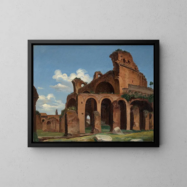 La basilique de Constantin à Rome - Michael Neher — kehystetty taideteos seinällä