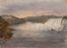 Clifton House Niagara maalaus maanantaina 22. heinäkuuta 1846, katsottuna Table Rockin yläpuolelta - Michael Seymour — näkymä teoksesta