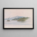 Stony Point lähellä Gibraltaria Hudson-joella, Yhdysvallat, 24. heinäkuuta 1846 - Michael Seymour — kehystetty taideteos seinällä