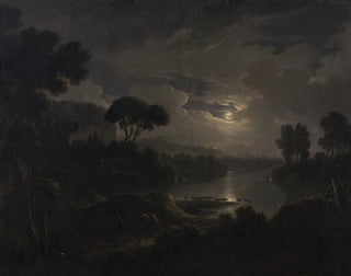 Michael Wutky - Italienische Ideallandschaft am Abend.webp