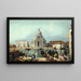 Santa Maria della Salute -kirkosta Venetsiassa - Michele Marieschi — kehystetty taideteos seinällä