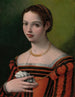 Portrait d'une dame - Michele Tosini — näkymä teoksesta