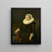 Portrait d'une femme âgée - Michiel Jansz. van Mierevelt — kehystetty taideteos seinällä