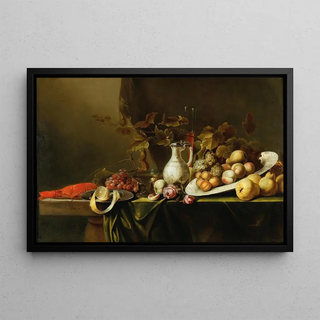 Michiel Simons - Fruit flowers a boiled lobster and a jug.webp
