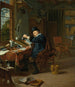 Un médecin dans son atelier - Michiel van Musscher — näkymä teoksesta