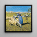 Midi dans les Alpes - Giovanni Segantini — kehystetty taideteos seinällä