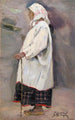 Maalaisnainen - Mikhail Nesterov — näkymä teoksesta