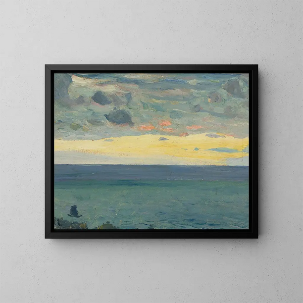 Meri-maalaus - Mikhail Nesterov — kehystetty taideteos seinällä