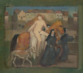 Lady Godiva - Milan Thomka Mitrovský — näkymä teoksesta
