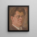 Portrait d'un homme inconnu - Milan Thomka Mitrovský — kehystetty taideteos seinällä