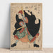 Maalauksen jäljennös Mimasu Gennosuke no Namiwa no Jirosaku - Utagawa Kuniyoshi