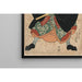 Maalauksen jäljennös Mimasu Gennosuke no Namiwa no Jirosaku - Utagawa Kuniyoshi