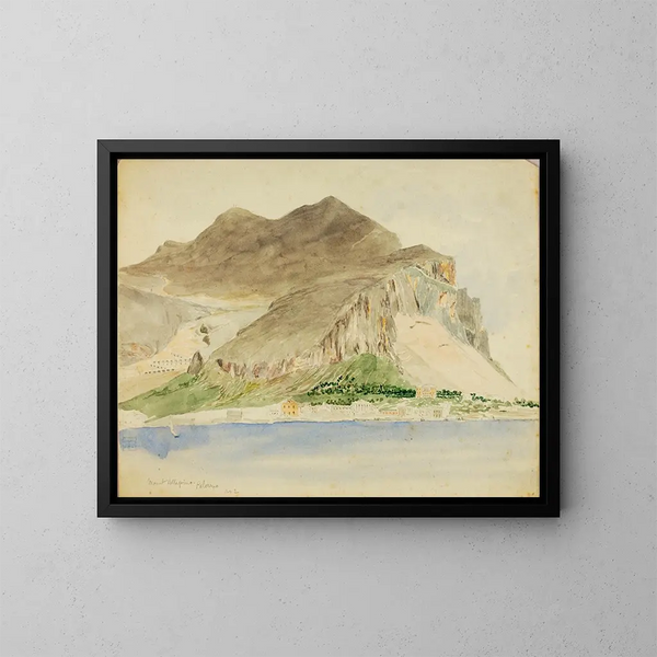 Mont Pellegrino à Palerme - Miner Kilbourne Kellogg — kehystetty taideteos seinällä