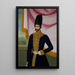 Jalal al-Din Mirza fils de Fath Ali Shah Qajar - Mirza Abolhassan Khan Ghaffari — kehystetty taideteos seinällä
