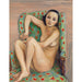 Maalauksen jäljennös malli vihreässä tuolissa - Nils Dardel