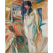 Maalauksen jäljennös Wicker Chair Model - Edvard Munch
