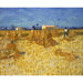 Maalauksen jäljennös Vehnäkorjuu Provencessa - Vincent van Gogh