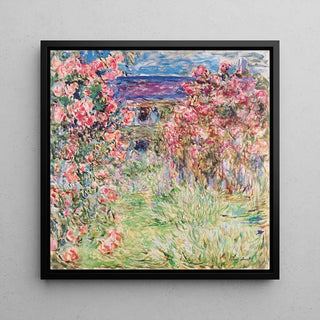 Reproduction tableau | Les roses - Claude Monet | Poster - Toile - Aluminium