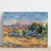 Maalauksen jäljennös Montagne Sainte-Victoire - Pierre-Auguste Renoir
