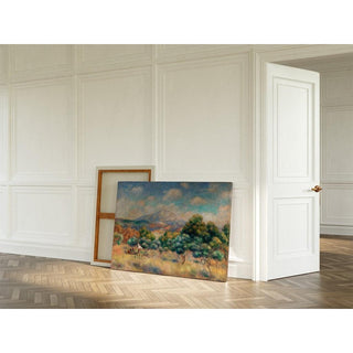 Montagne Sainte-Victoire - Pierre-Auguste Renoir | Reproduction Tableau Décoration murale affiche copie