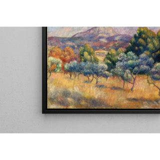 Montagne Sainte-Victoire - Pierre-Auguste Renoir | Reproduction Tableau Décoration murale affiche copie