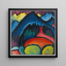 Oberstdorfin vuorista - Alexej von Jawlensky — kehystetty taideteos seinällä