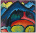 Oberstdorfin vuorista - Alexej von Jawlensky — näkymä teoksesta