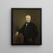 Cornelis Outshoorn 1810-75 insinööri ja arkkitehti - Moritz Calisch — kehystetty taideteos seinällä
