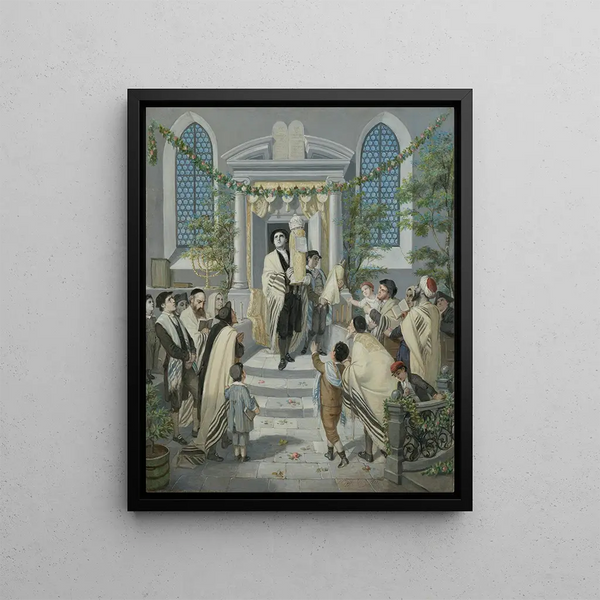 Moritz Daniel Oppenheim - Shavuot Pentecost.webp