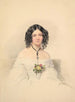 La comtesse Hélène Esterházy et non la comtesse Bezobrazov - Moritz Michael Daffinger — näkymä teoksesta