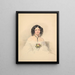 La comtesse Hélène Esterházy et non la comtesse Bezobrazov - Moritz Michael Daffinger — kehystetty taideteos seinällä
