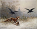 Renard chassant des lapins en hiver - Moritz Müller — näkymä teoksesta