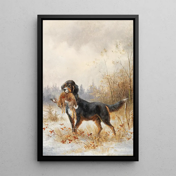 Moritz Mller II - Hund mit Hasen.webp