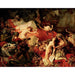 Maalauksen jäljennös Sardanapalen kuolema - Eugène Delacroix