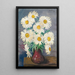 Bouquet de Marguerites - Moïse Kisling — kehystetty taideteos seinällä