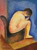 En minä istu - Moïse Kisling — näkymä teoksesta