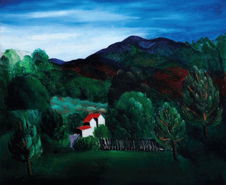 Provençaalinen maisema - Moïse Kisling — näkymä teoksesta