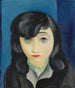 Portrait de femme à la frange - Moïse Kisling — näkymä teoksesta