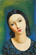Nuoren tyttön pään muotokuva - Moïse Kisling — näkymä teoksesta