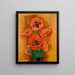 Vase de pavots - Moïse Kisling — kehystetty taideteos seinällä