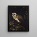 Un hibou - Moses Haughton — kehystetty taideteos seinällä