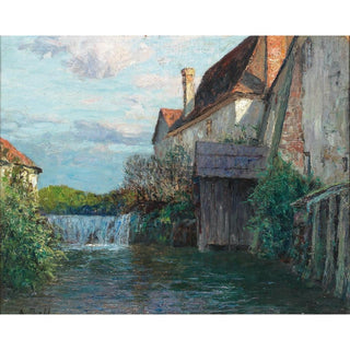 Motif d'une aciérie styrienne - Alfred Zoff | Reproduction Tableau Décoration murale affiche copie