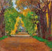 Motif du parc Schlopark à Jevisovice - Carl Moll — näkymä teoksesta